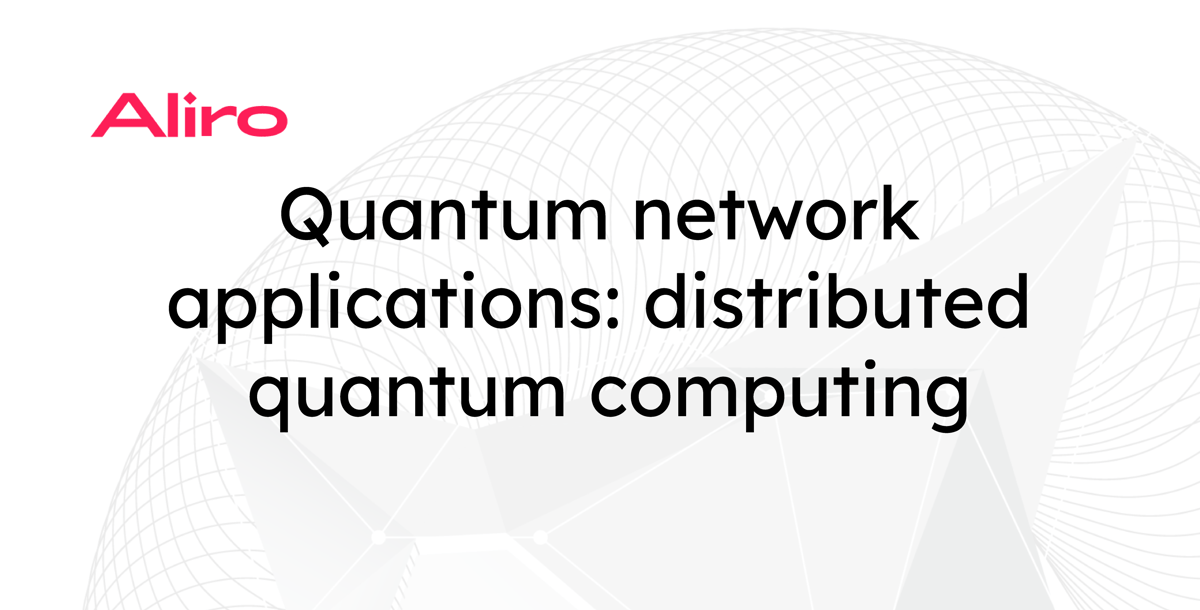 Quantum network applications: distributed quantum computing
