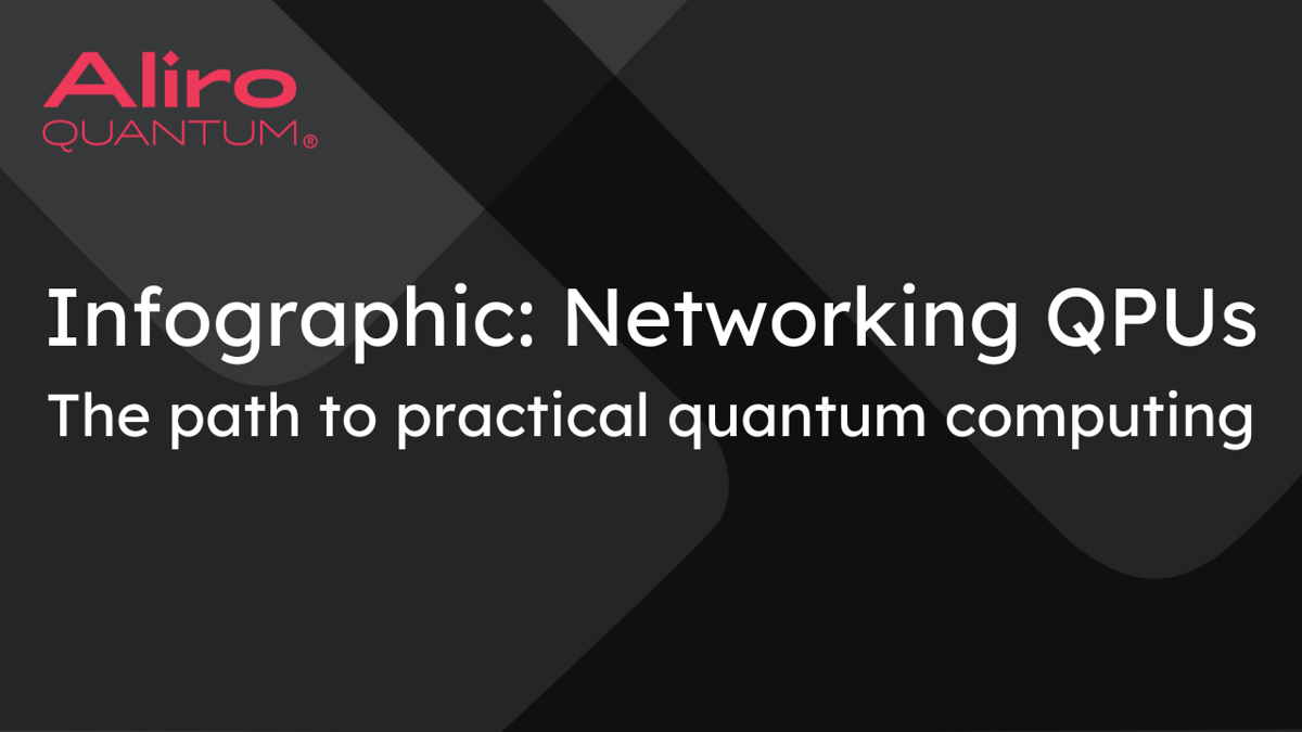 Infographic: Networking QPUs, the path to practical quantum computing