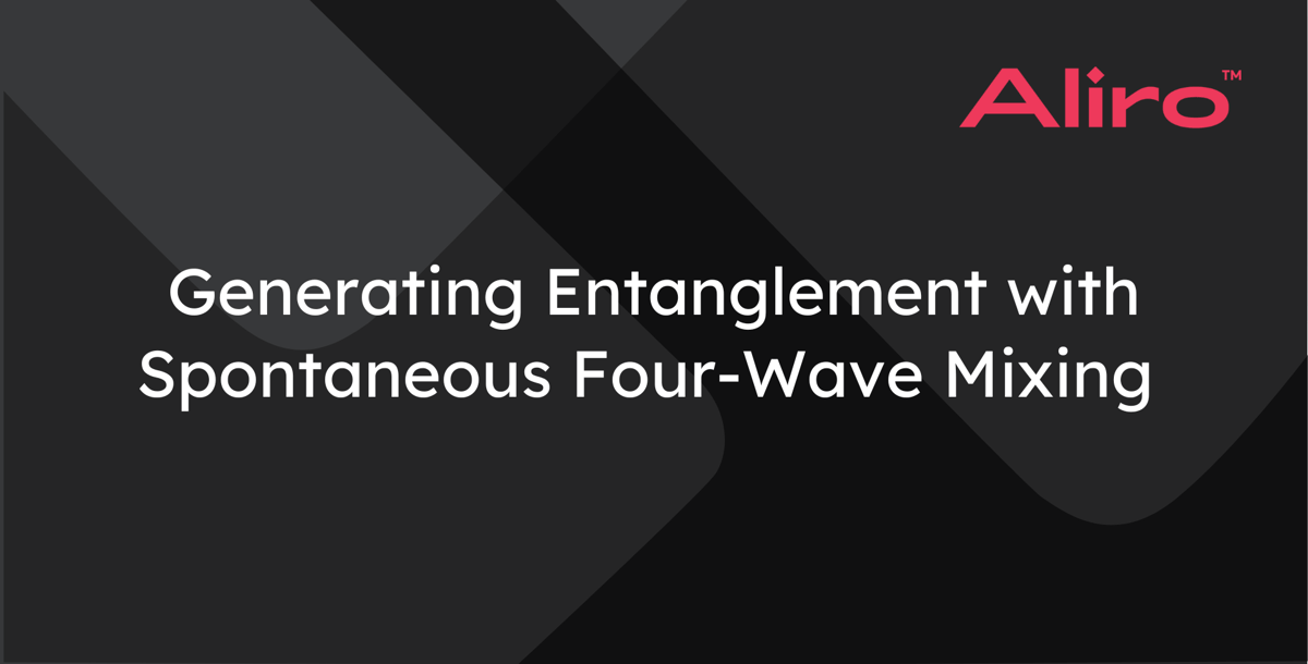 Generating Entanglement with Spontaneous Four-Wave Mixing