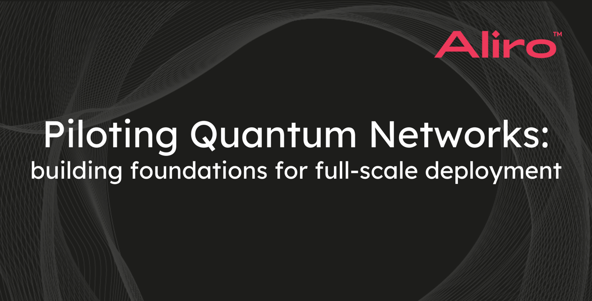 Piloting Quantum Networks: building foundations for full-scale deployment