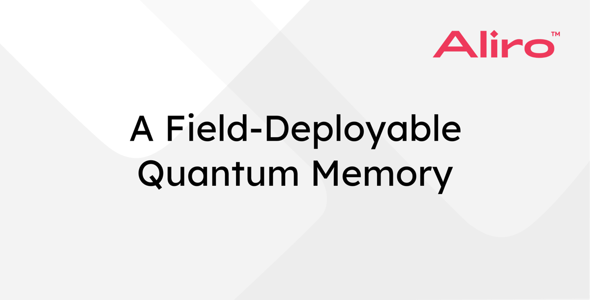 A Field-Deployable Quantum Memory