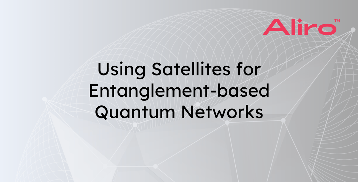 Using Satellites for Entanglement-based Quantum Networking