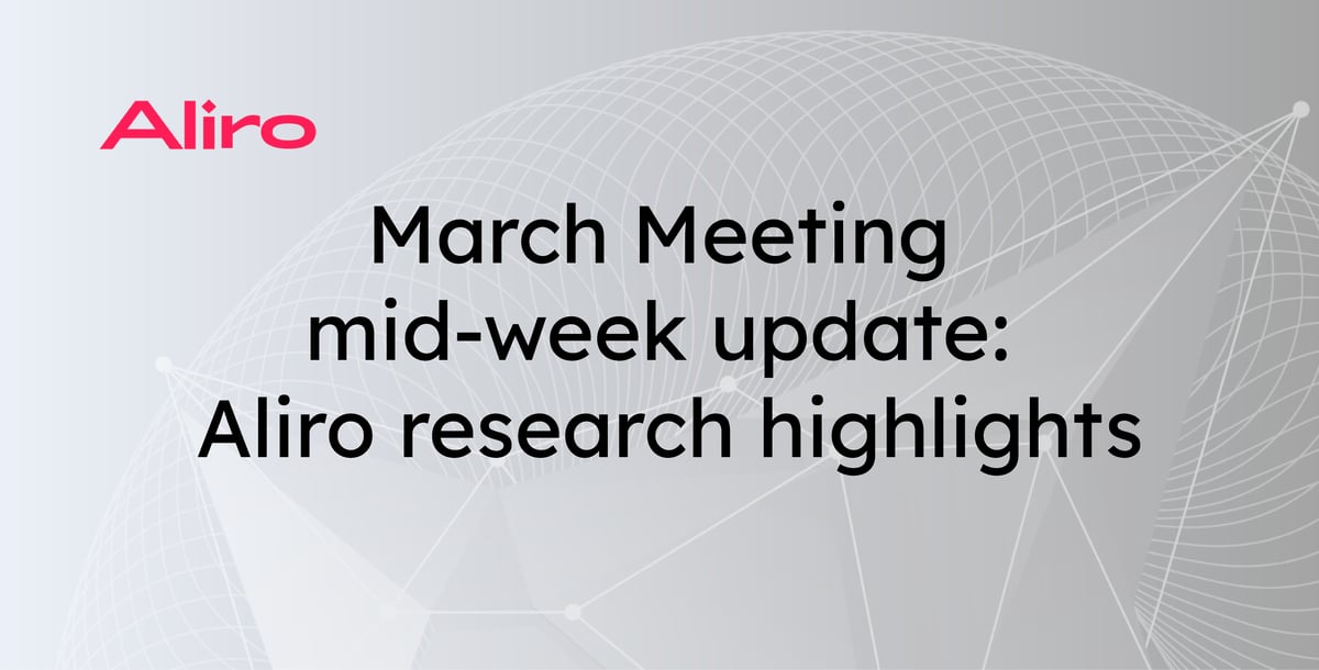 March Meeting mid-week update: Aliro research highlights