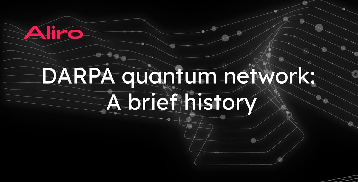 DARPA quantum network: A brief history